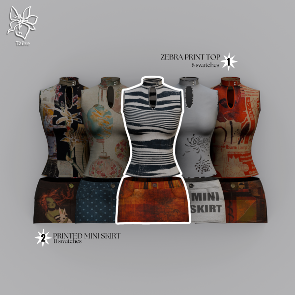 Alpha MISSONI LOOK CLOTHING SET by simsfinds - The Sims 4 Custom Content