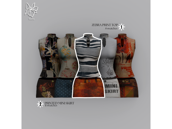 Alpha MISSONI LOOK CLOTHING SET by tauve - The Sims 4 Custom Content