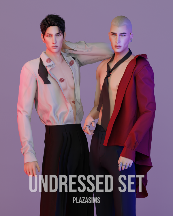 Alpha Undressed set by simsfinds - The Sims 4 Custom Content