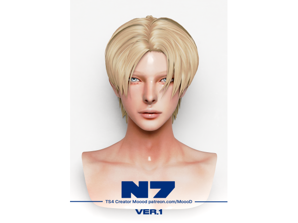 Maxis Match MoooD Maxis Match Hair N7 VER12 - The Sims 4 Custom Content