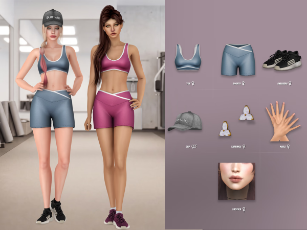 Alpha Azura Lookbook - The Sims 4 Custom Content