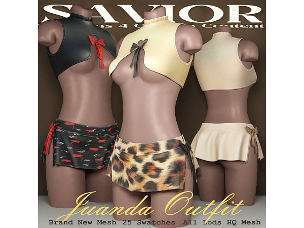Alpha Svr_Cristy Juanda Outfit - The Sims 4 Custom Content