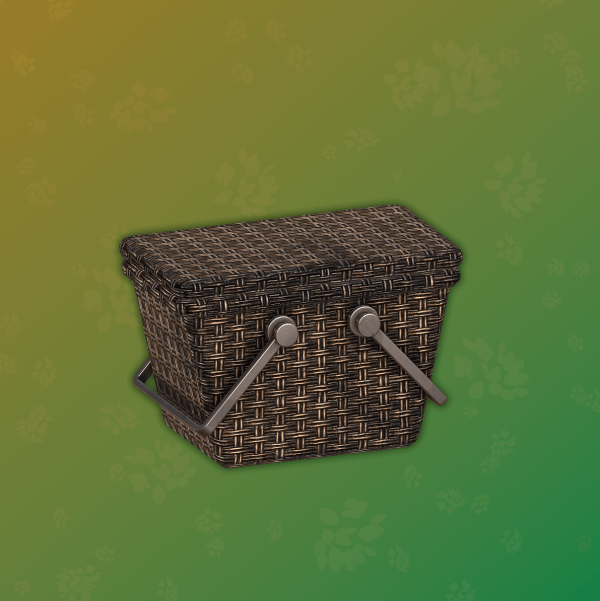 Mix ArwenK Wickery Functional Picnic Basket 8 (Outdoor Retreat) by arwenkaboom - The Sims 4 Custom Content