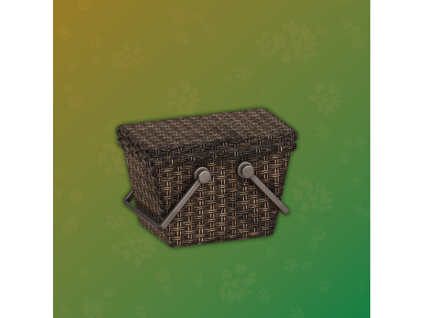 Mix ArwenK Wickery Functional Picnic Basket 8 (Outdoor Retreat) - The Sims 4 Custom Content