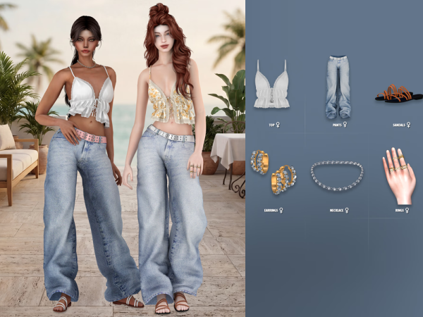 Alpha Avery Set - The Sims 4 Custom Content