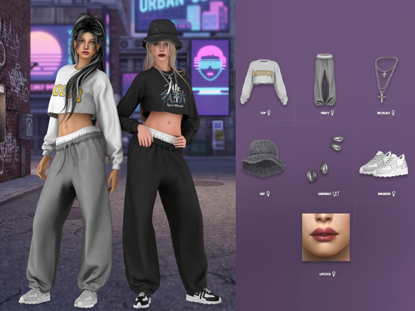 Alpha Callie Set - The Sims 4 Custom Content