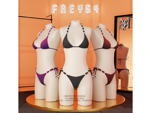 Alpha FR_Yanna Sets [2 Piece] - The Sims 4 Custom Content