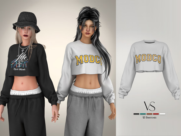 Alpha Callie Set Top - The Sims 4 Custom Content