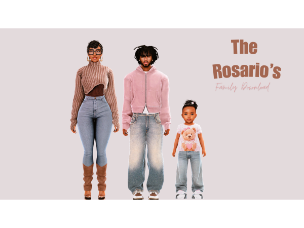 Alpha [THE ROSARIO] Family Download - The Sims 4 Custom Content
