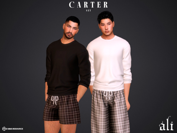 Alpha CARTER set by ali1 - The Sims 4 Custom Content