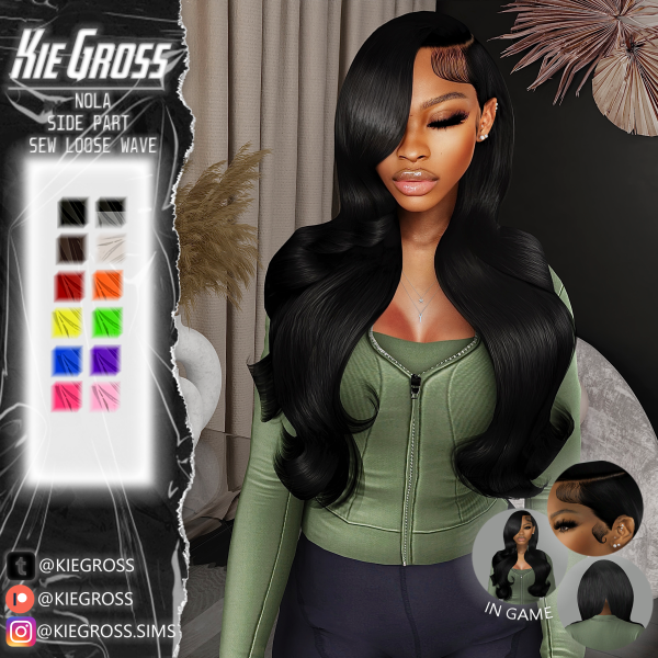 Alpha Nola by simsfinds - The Sims 4 Custom Content
