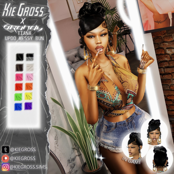 Alpha Kiegross X Brandysims 90's Part 2 by simsfinds - The Sims 4 Custom Content