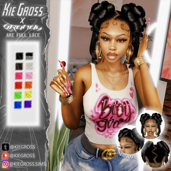 Alpha Kiegross X Brandysims 90's Part 2 by simsfinds - The Sims 4 Custom Content