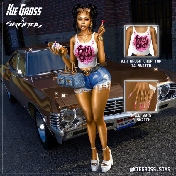 Alpha Kiegross X Brandysims 90's Part 2 by simsfinds - The Sims 4 Custom Content