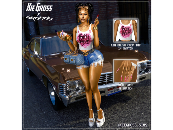 Alpha Kiegross X Brandysims 90's Part 2 by Kiegross - The Sims 4 Custom Content