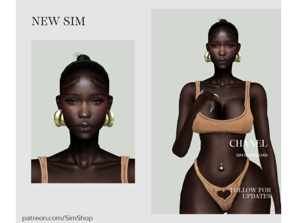 Alpha Chanel Charles - The Sims 4 Custom Content