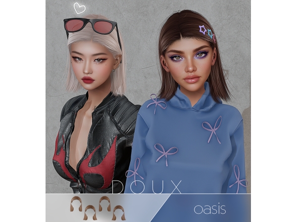 Alpha DOUX OASIS - The Sims 4 Custom Content