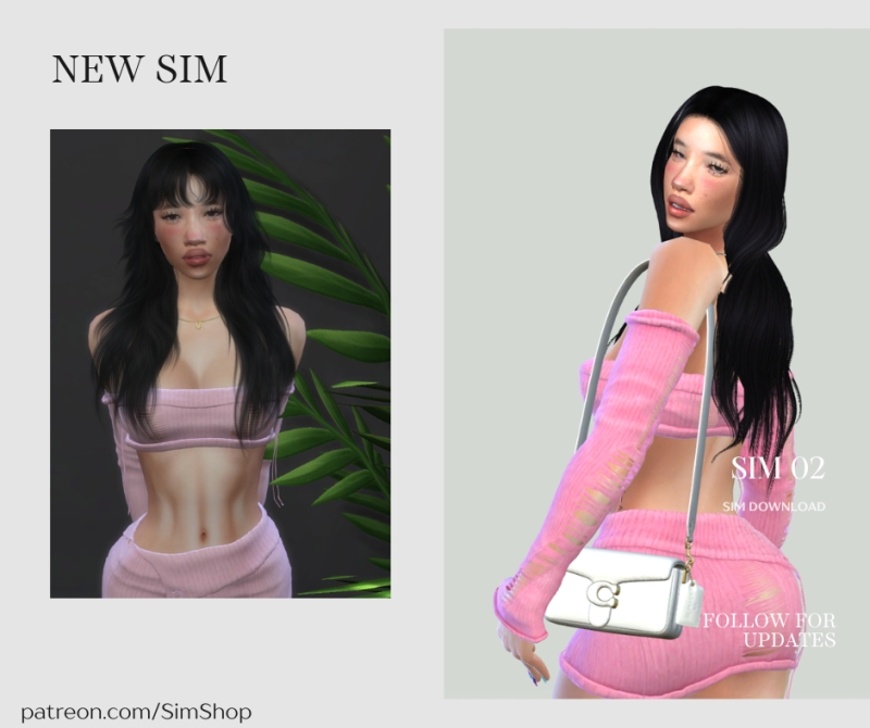 Alpha Sim 02 by simshop - The Sims 4 Custom Content