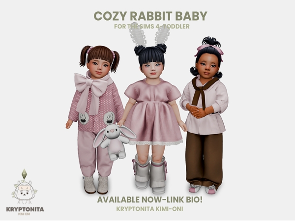Maxis Match COZY RABBIT BABY - The Sims 4 Custom Content
