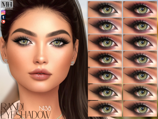 Alpha Randi Eyeshadow - The Sims 4 Custom Content