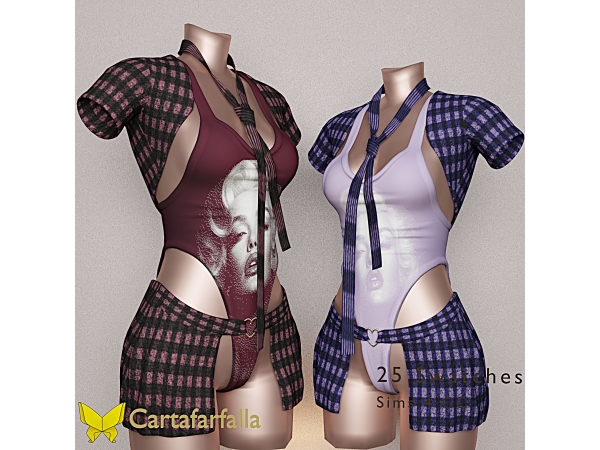 Alpha Cartafarfalla Veloursa - The Sims 4 Custom Content