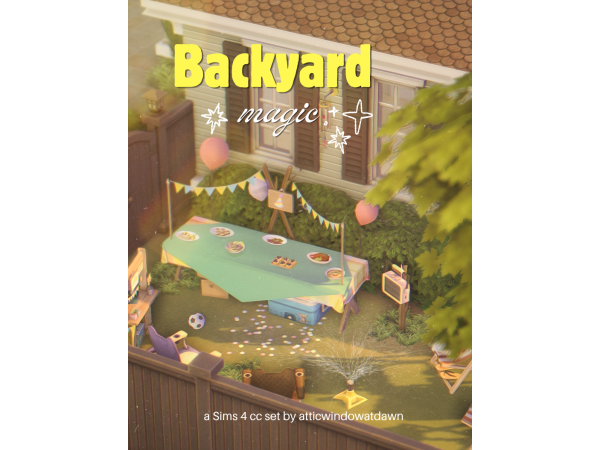 Maxis Match Backyard Magic by atticwindowatdawn - The Sims 4 Custom Content