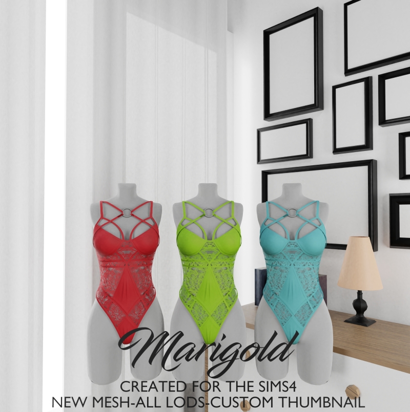 Alpha MARIGOLD TS4_ANYA AND MARIGOLD TS4_GANESA by marigoldsims - The Sims 4 Custom Content