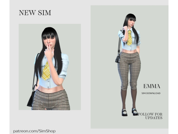 Alpha Emma Sun - The Sims 4 Custom Content
