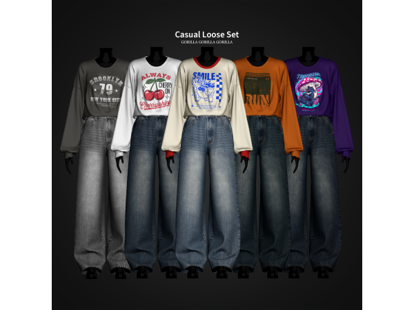 Casual Loose Set by gorillax3