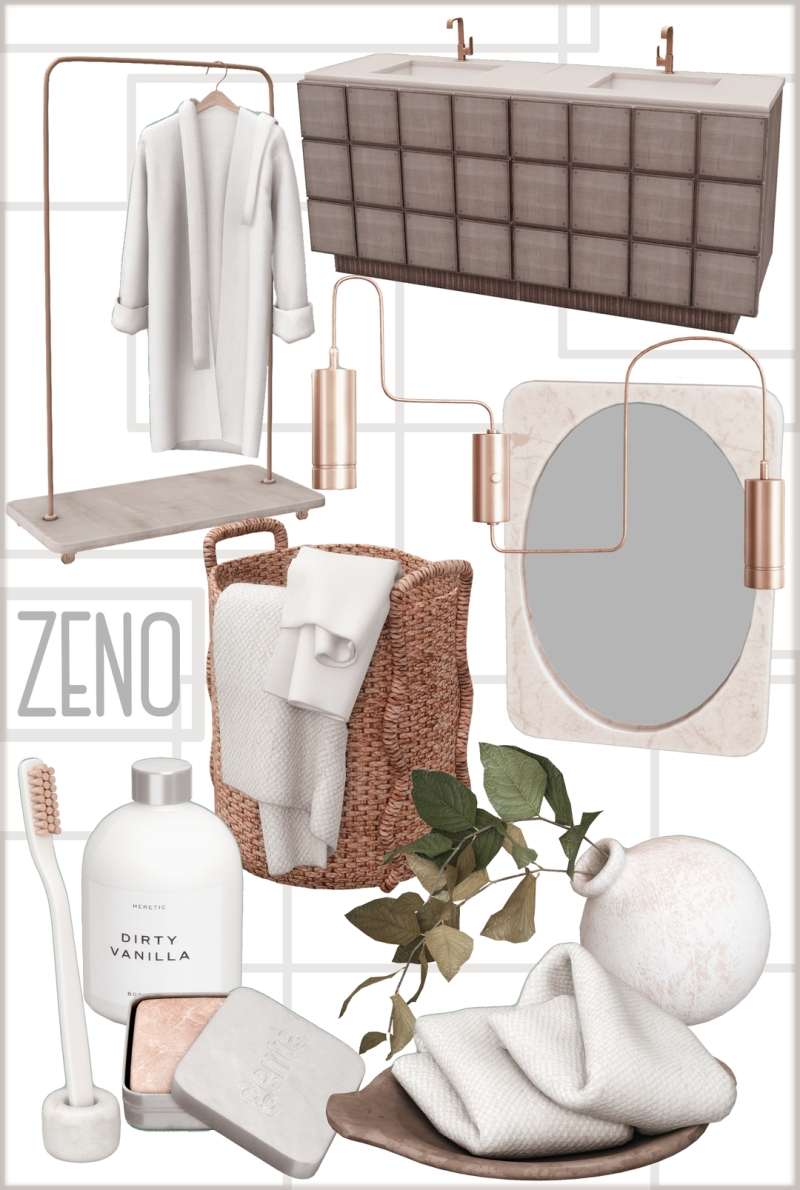 Alpha Zeno Bathroom by pinkbox_anye - The Sims 4 Custom Content
