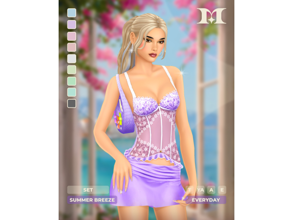 Maxis Match Summer Breeze Set by milliancc - The Sims 4 Custom Content