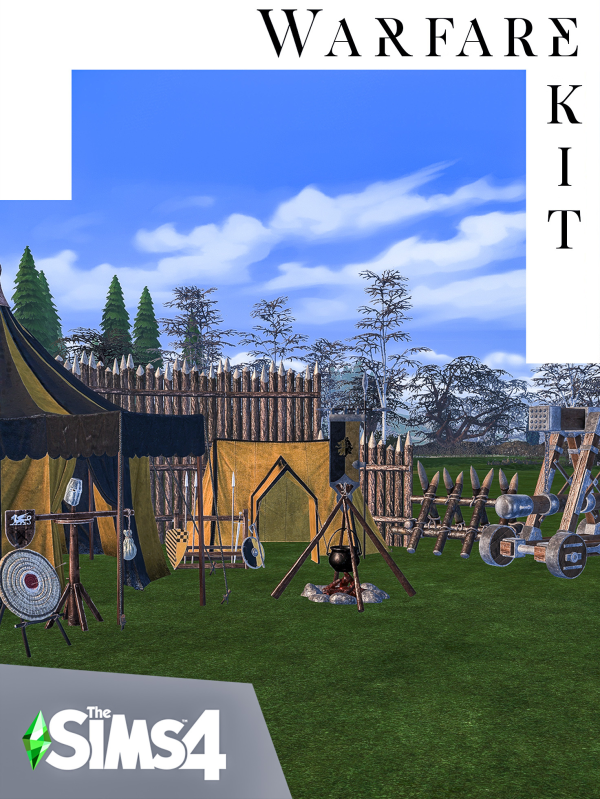Maxis Match Warfare Kit by simsfinds - The Sims 4 Custom Content