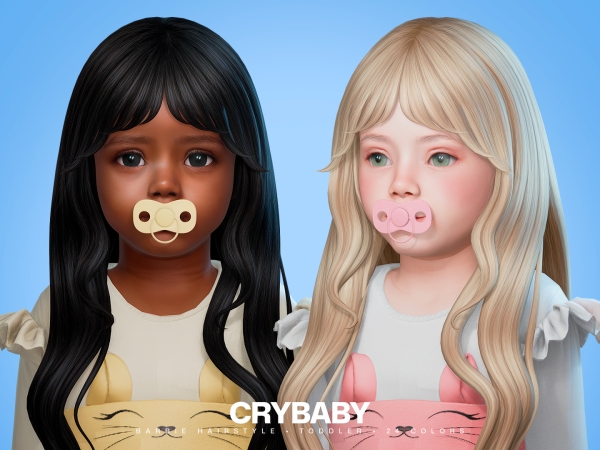 Maxis Match CRYBABY Melany Hairstyle I Toddler - The Sims 4 Custom Content