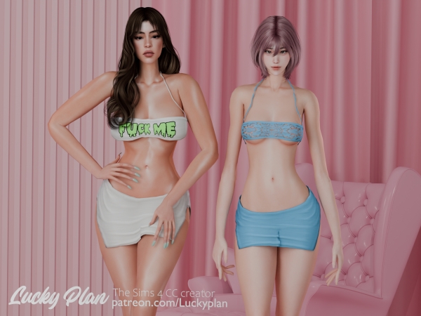 Alpha Lucky plan_Faelynn set - The Sims 4 Custom Content