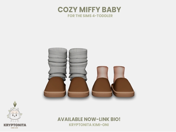 Mix slipper toddler - The Sims 4 Custom Content