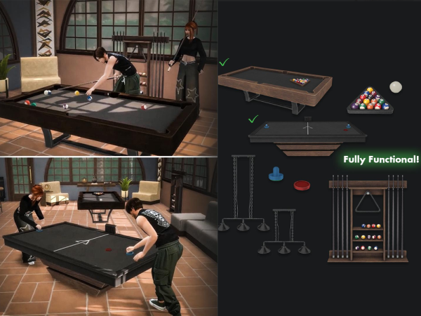 Alpha Functional Gamers Den Room - The Sims 4 Custom Content