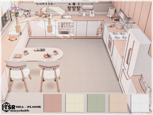 Mix Mia Floor - The Sims 4 Custom Content