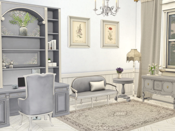 Alpha Olivia Living Room Part 2 by Lapanemona - The Sims 4 Custom Content
