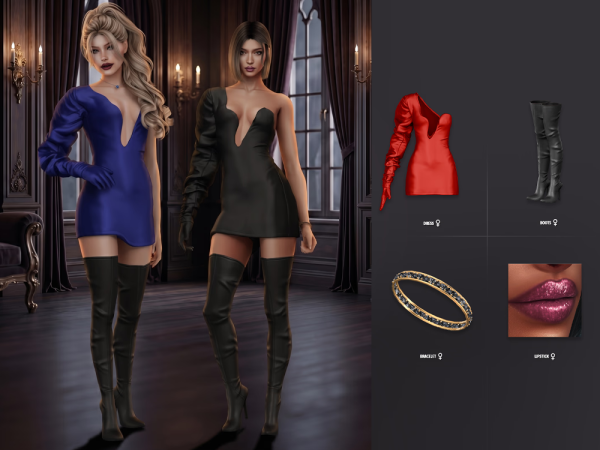 Alpha Jocelyn Lookbook - The Sims 4 Custom Content