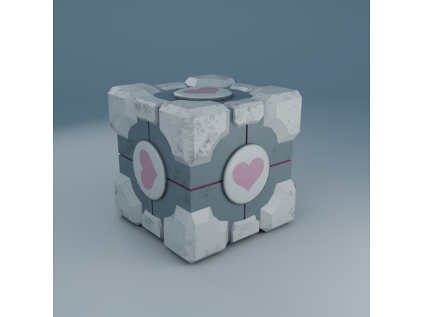 Maxis Match Portal Companion Cube by Shiroblack005 - The Sims 4 Custom Content