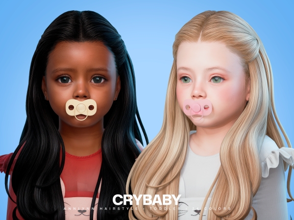 Maxis Match CRYBABY Annlynn Hairstyle I Toddler - The Sims 4 Custom Content