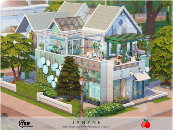 Mix Janyne laundromat - The Sims 4 Custom Content