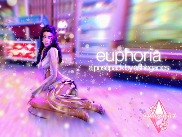 Mix Euphoria Posepack - The Sims 4 Custom Content