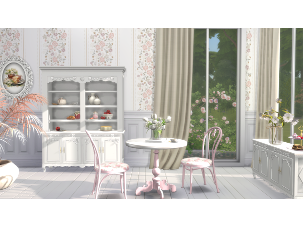 Blossom Cafe Half Wall Panelling🌼🌺🥀