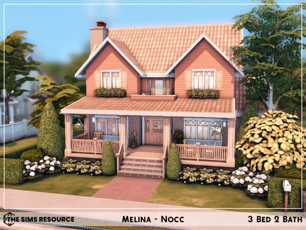 Maxis Match Melina Nocc - The Sims 4 Custom Content