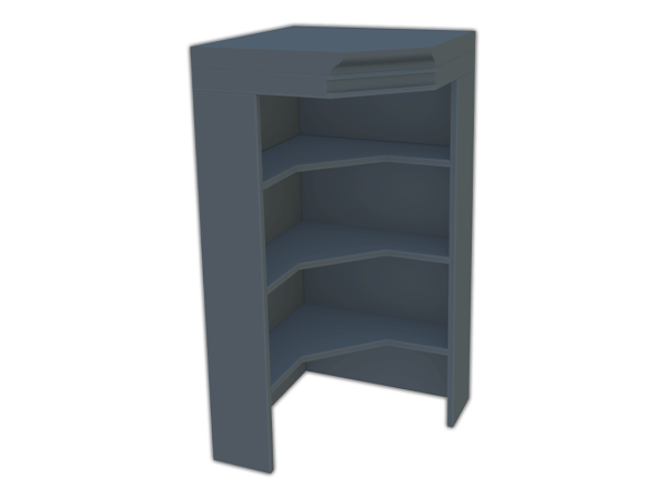 Maxis Match Comiko Modern Farm Kitchen Corner Cabinet - The Sims 4 Custom Content