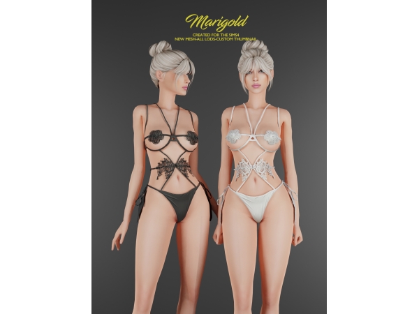 Alpha MARIGOLD TS4_LEMONIA - The Sims 4 Custom Content