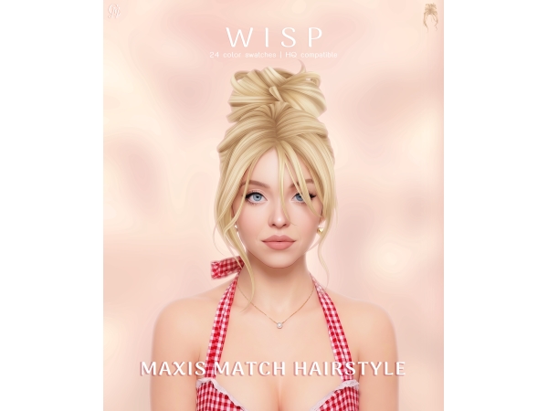 Maxis Match Wisp (Maxis Match Hairstyle) - The Sims 4 Custom Content