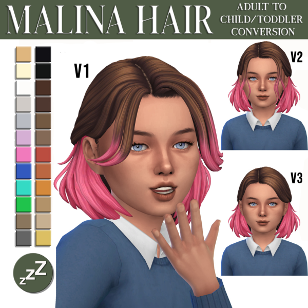 Maxis Match SIMSTROUBLE HAIR CONVERSIONS by simsfinds - The Sims 4 Custom Content