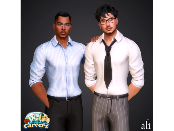 Sims 4 Alpha Male Pants CC: Careers - GIOVANI set